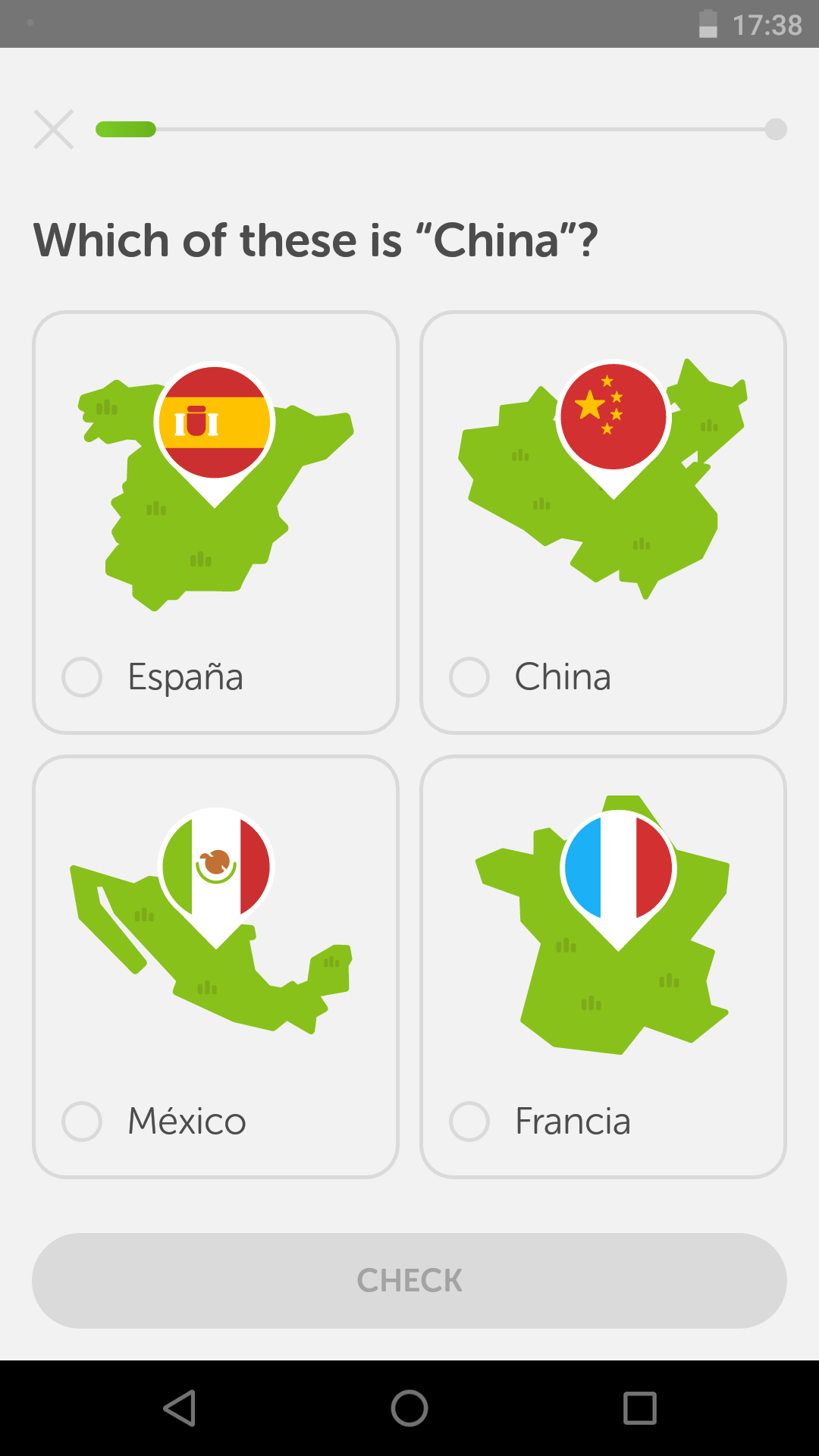 My Spanish app thinks I am that stupid