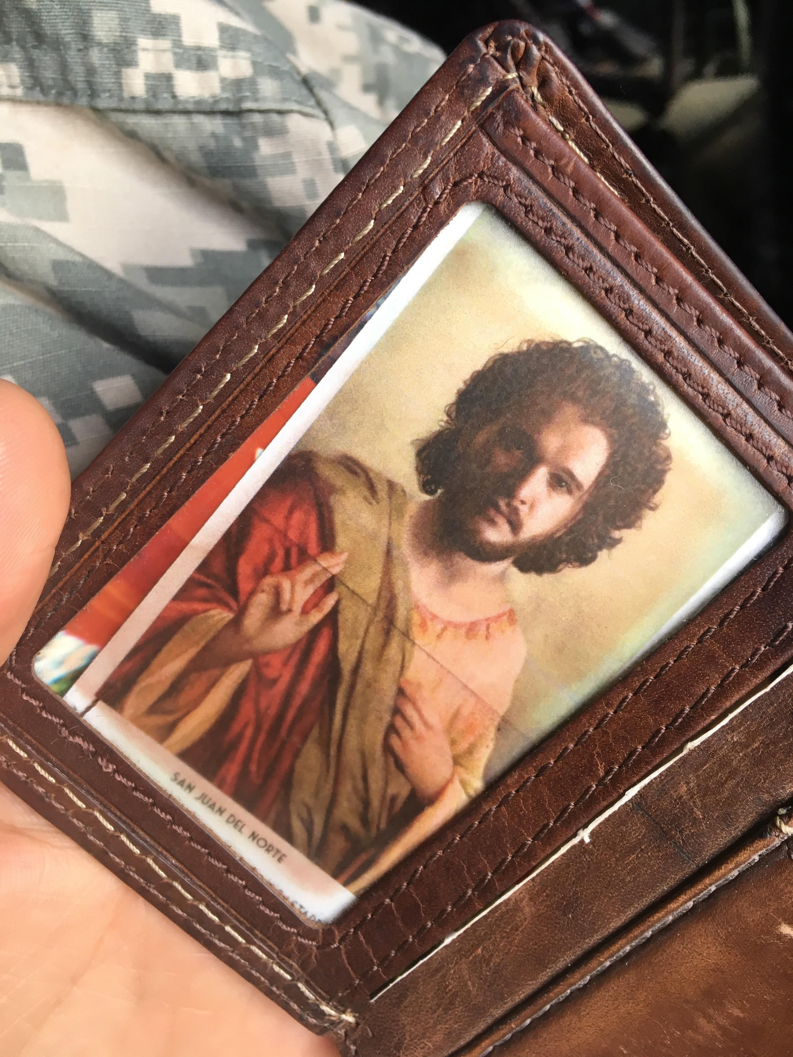 My saint is on my wallet