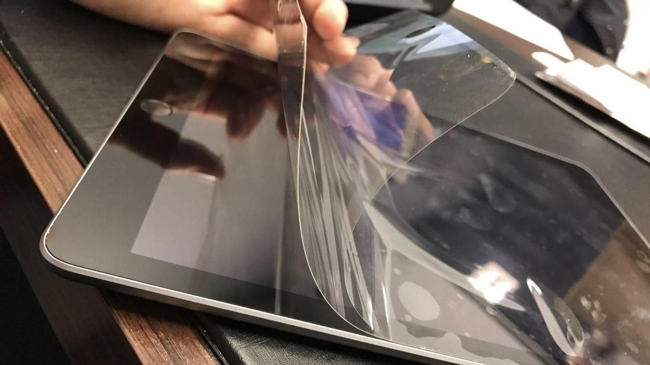 I work in Retail. Customer came in complaining about their tablet. - Screen not being clear enough, but also not registering touch correctly.... This is what I found.