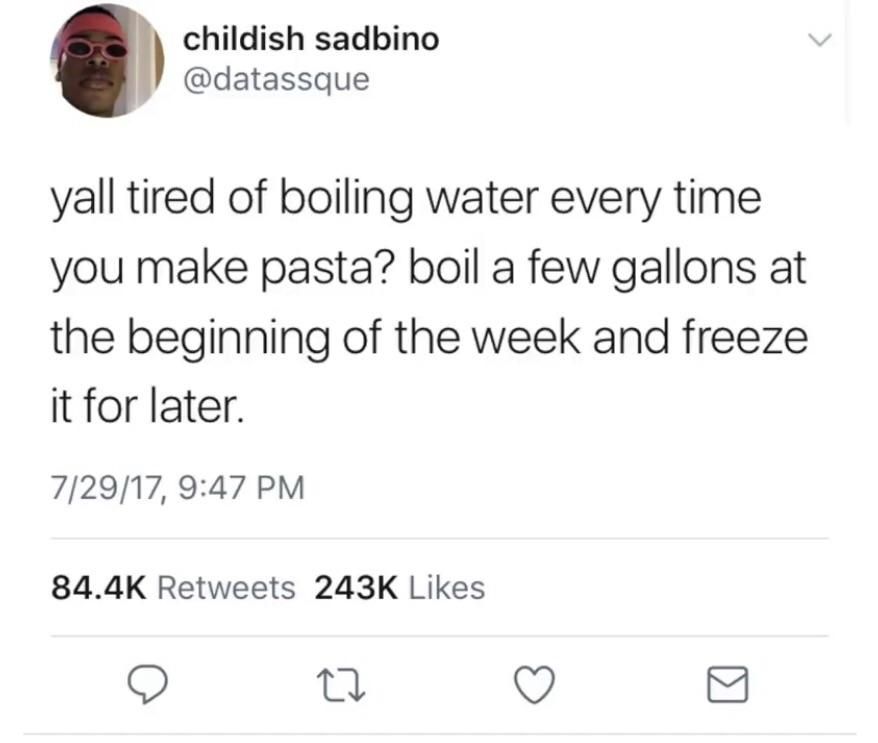 Tired of boiling water?