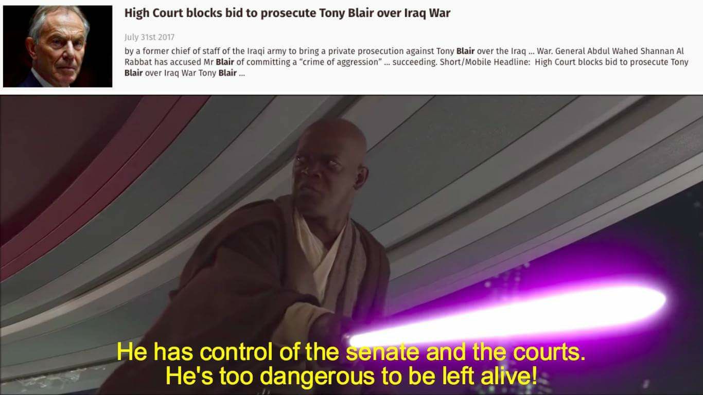 He's dangerous
