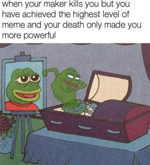 He lives forever