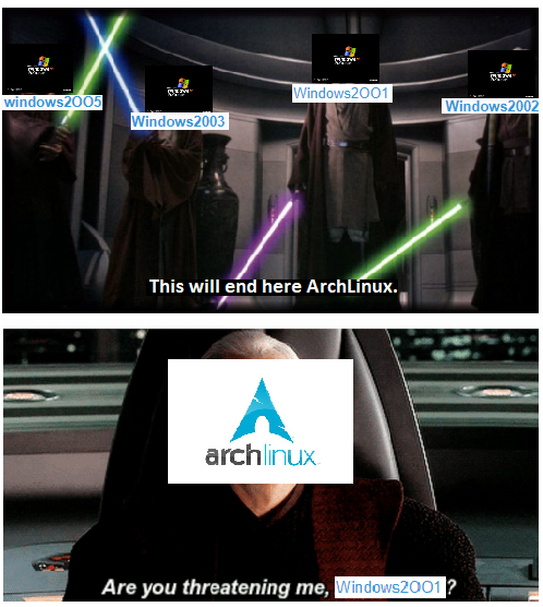 When linux is nr 1 but windows is coming in fast.