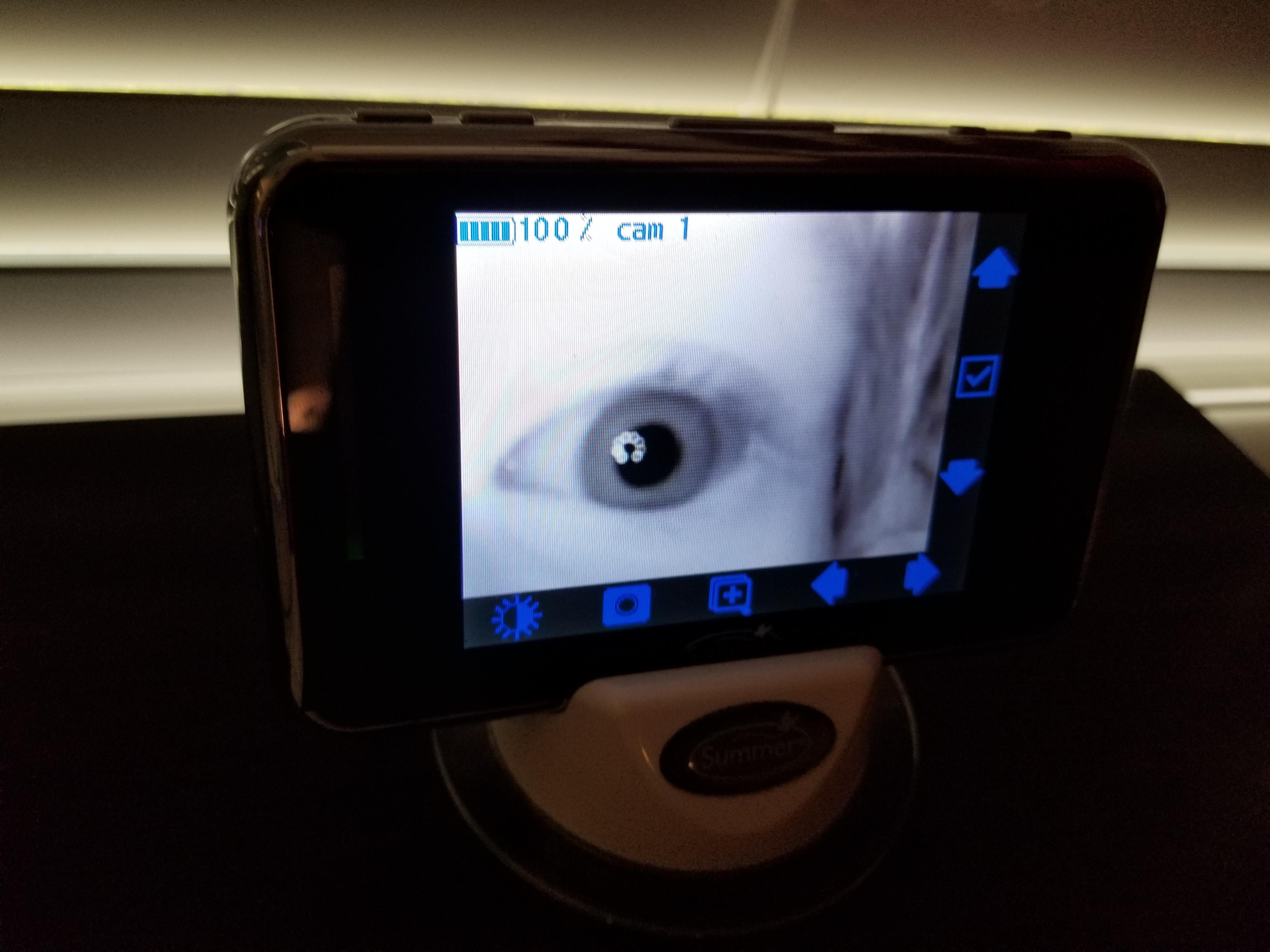 Think my daughter found her baby monitor..