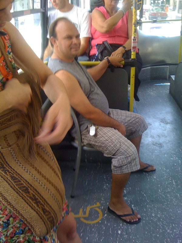 No seat on the bus? Like i give a f*ck...