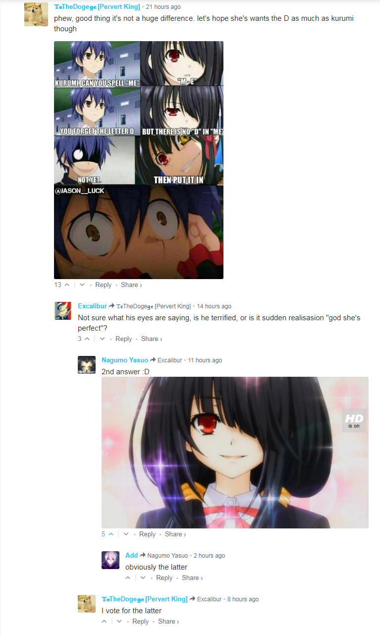 Kurumi is perfect