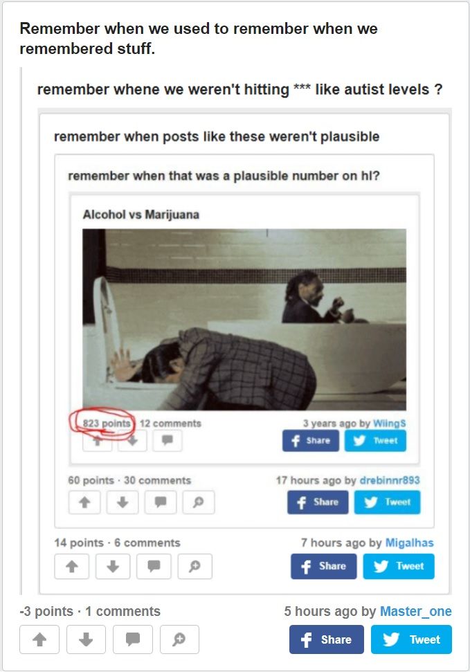 Remember when we didn't post cancer like this?