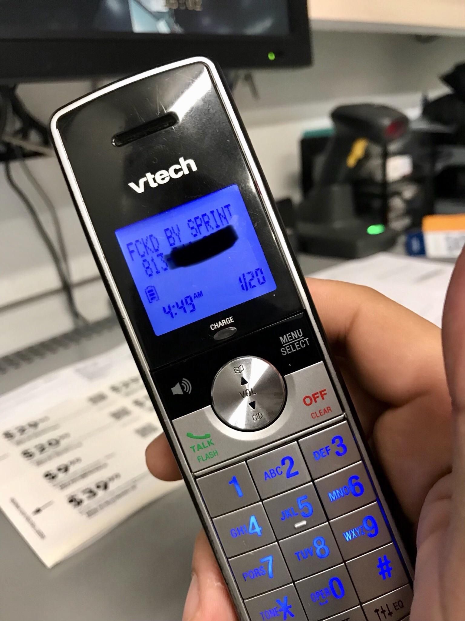Had an interesting Caller ID come up at work today.