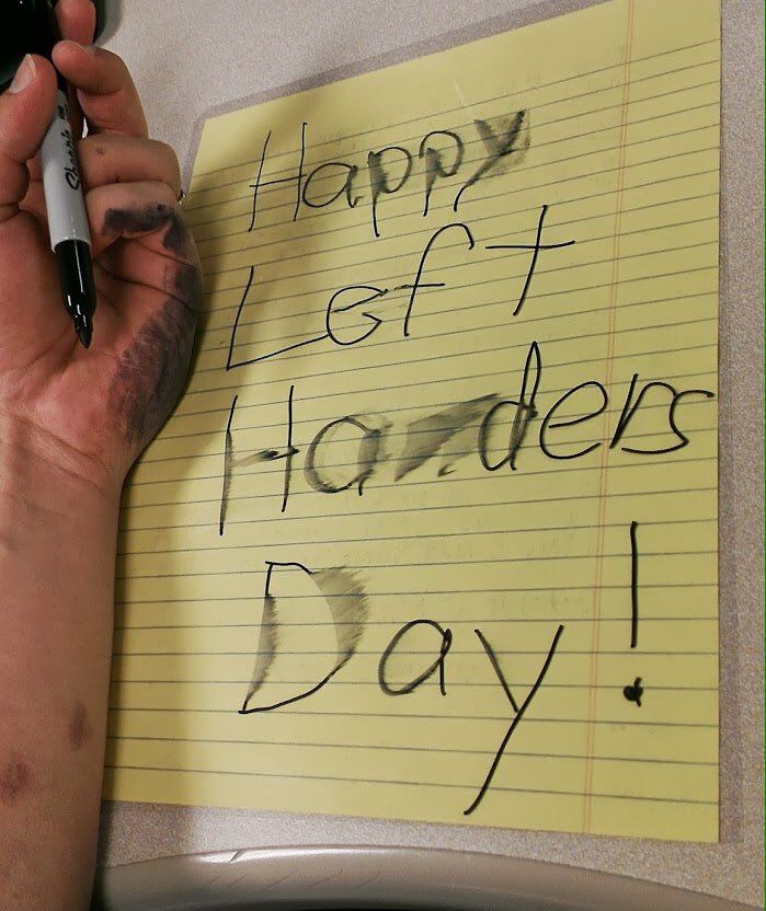Happy left handers day!