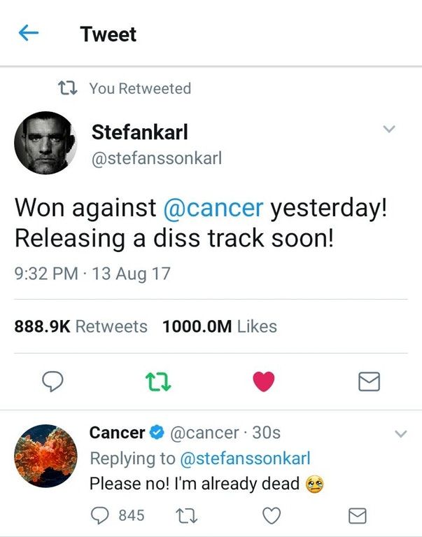 Cancer is dead