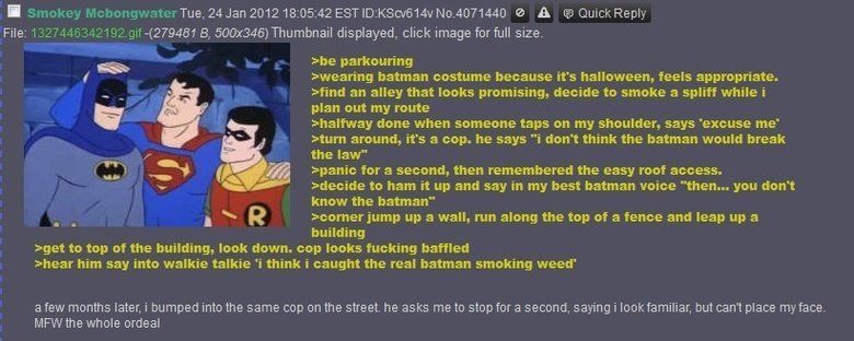 Anon feels batman