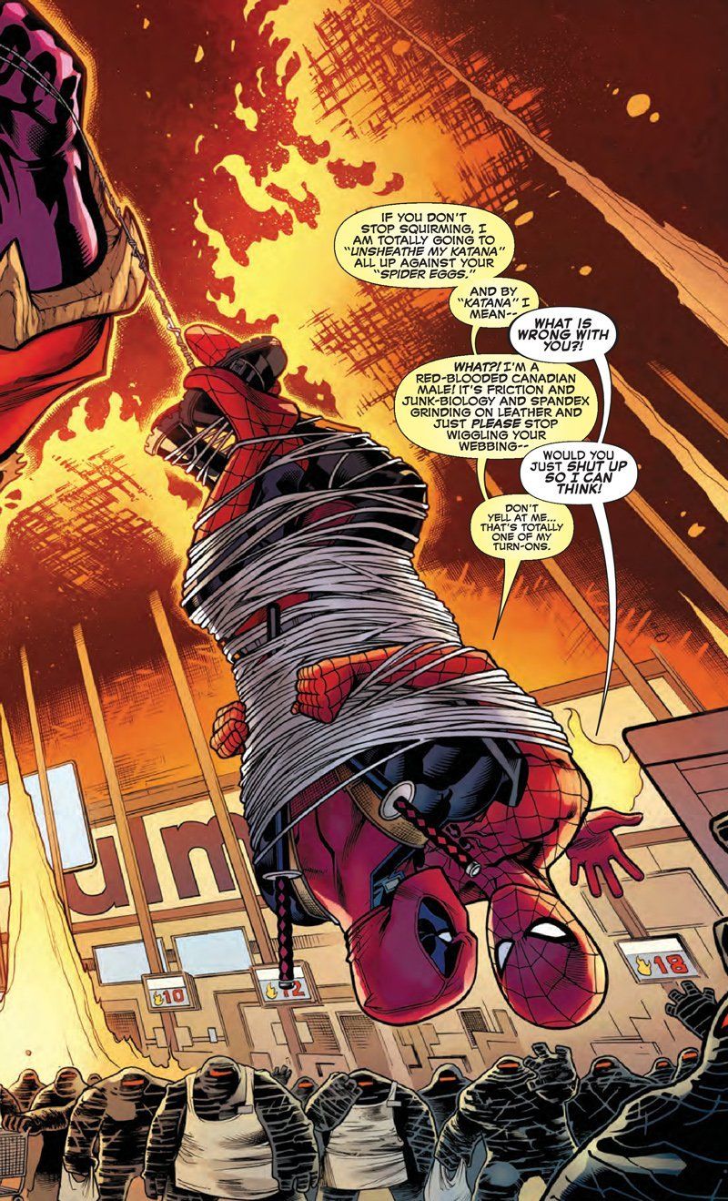 Why Deadpool and Spiderman could never do a crossover movie.