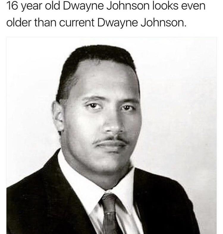 Dwayne Johnson grows younger