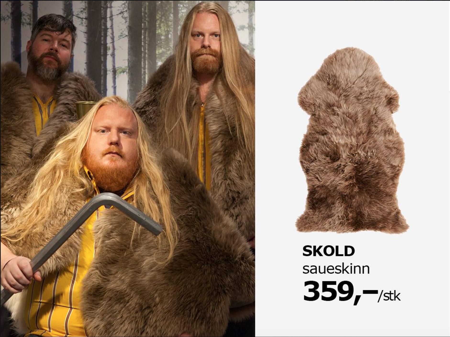 Employees of IKEA Furuset in Oslo, Norway posted this after they found out furs from IKEA were used in costumes in Game Of Thrones