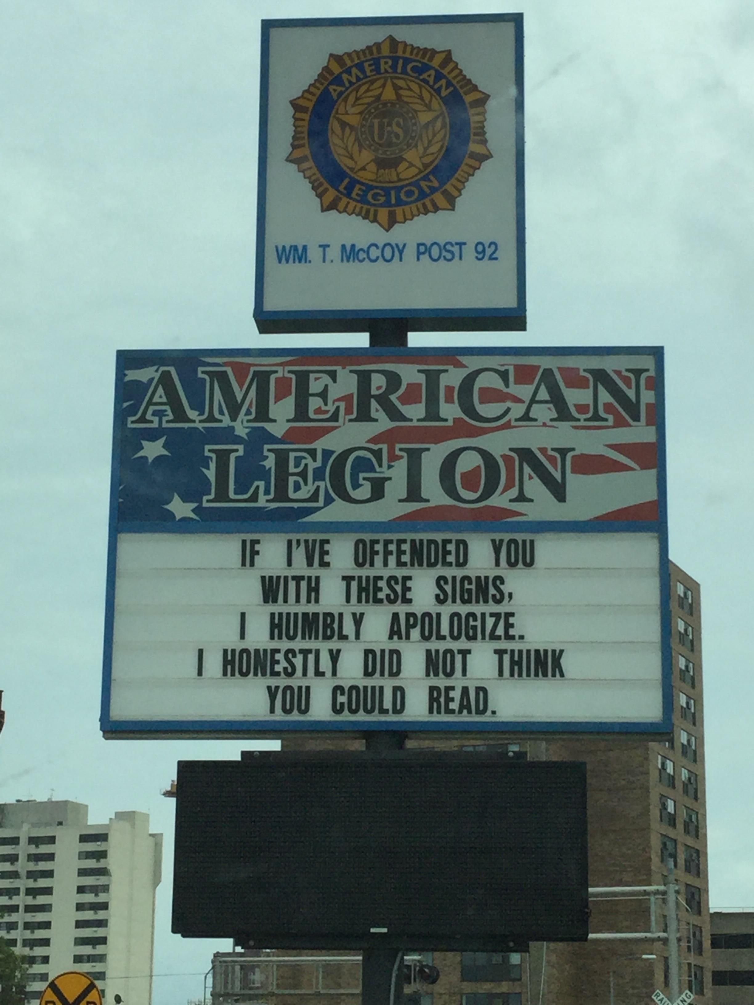 American legion billboard, part 2