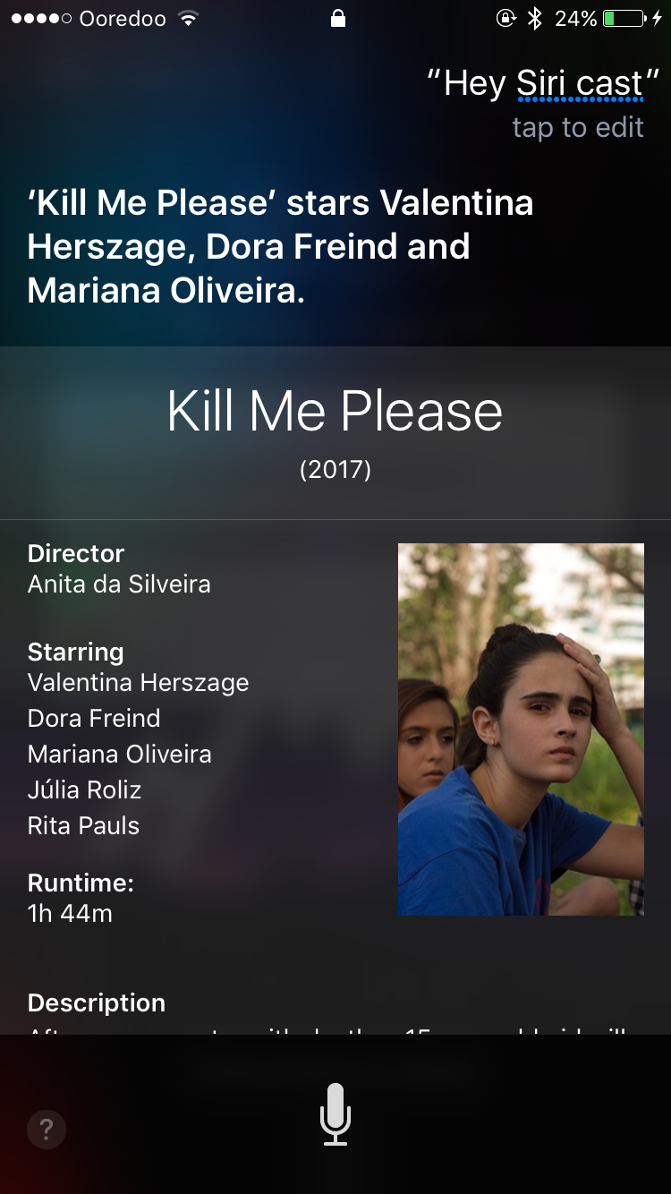 i think siri is talking to me