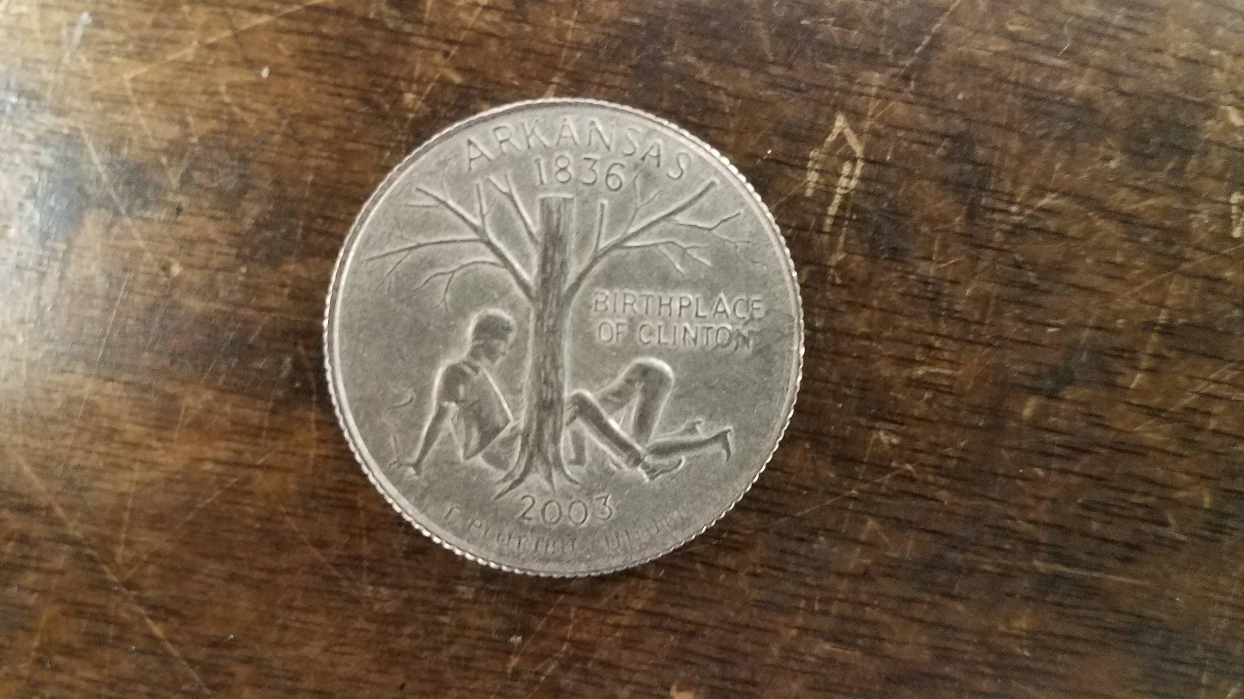 Someone passed this fake quarter at work today.