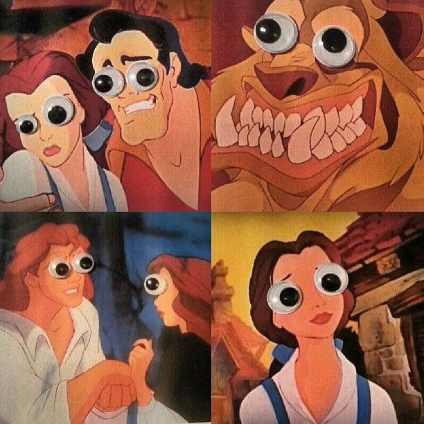 Googly eyes really makes character expressions better
