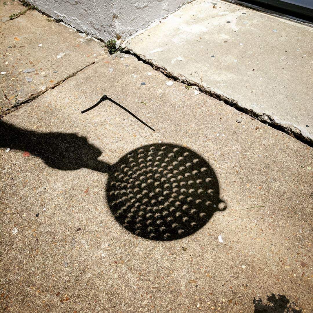 My sister watched 138 eclipses through a pasta strainer.