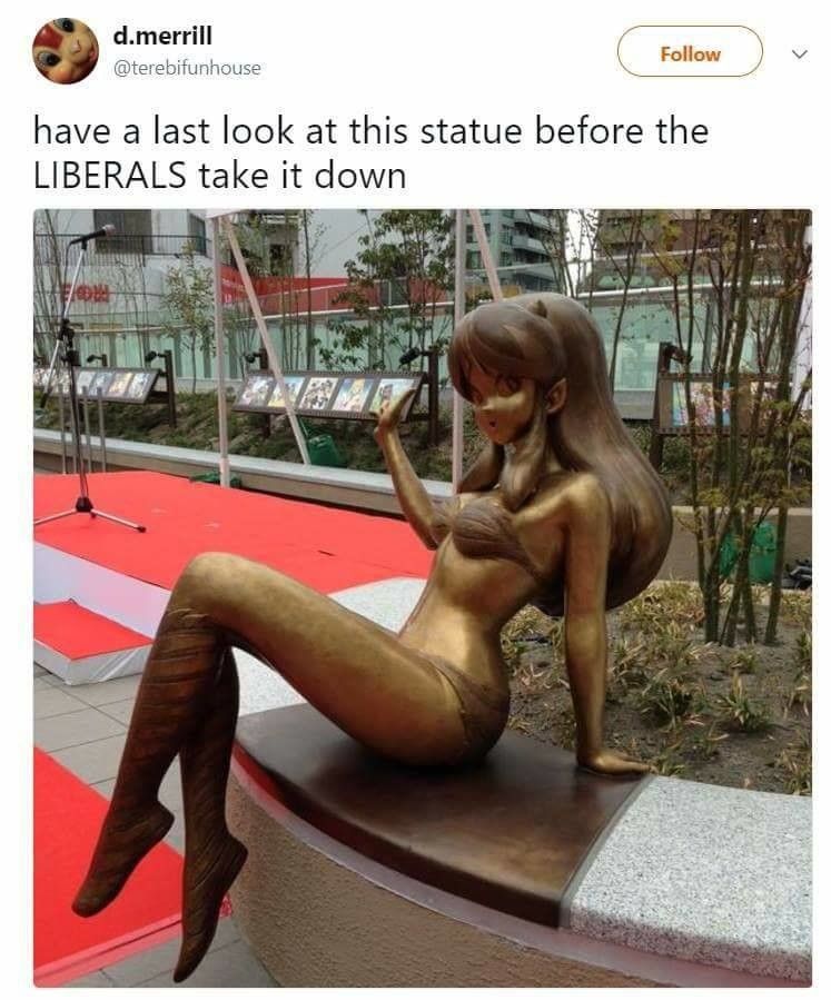 Your statue is trash