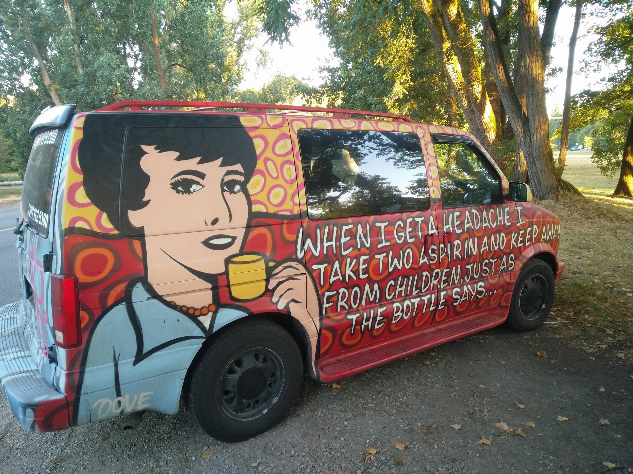 Spotted this cool van on a morning walk