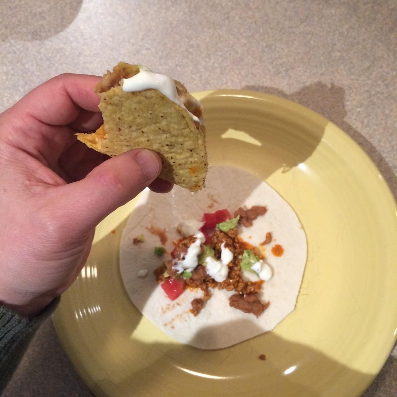 LPT- eating a hard taco over a soft tortilla shell nets you a second taco absolutely free. You're welcome world.