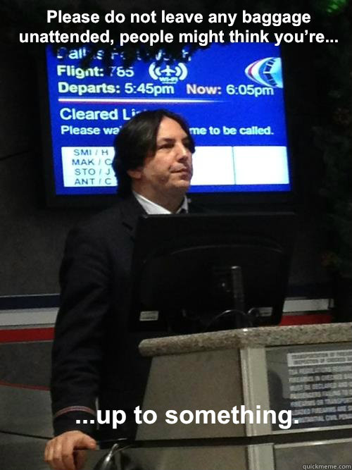 Flying with Air Snape.