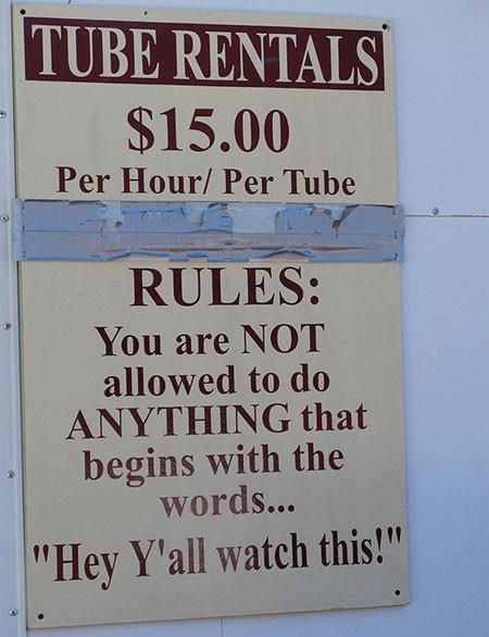 $15 per tube per hour.. That's silly. But rest of advise is great.