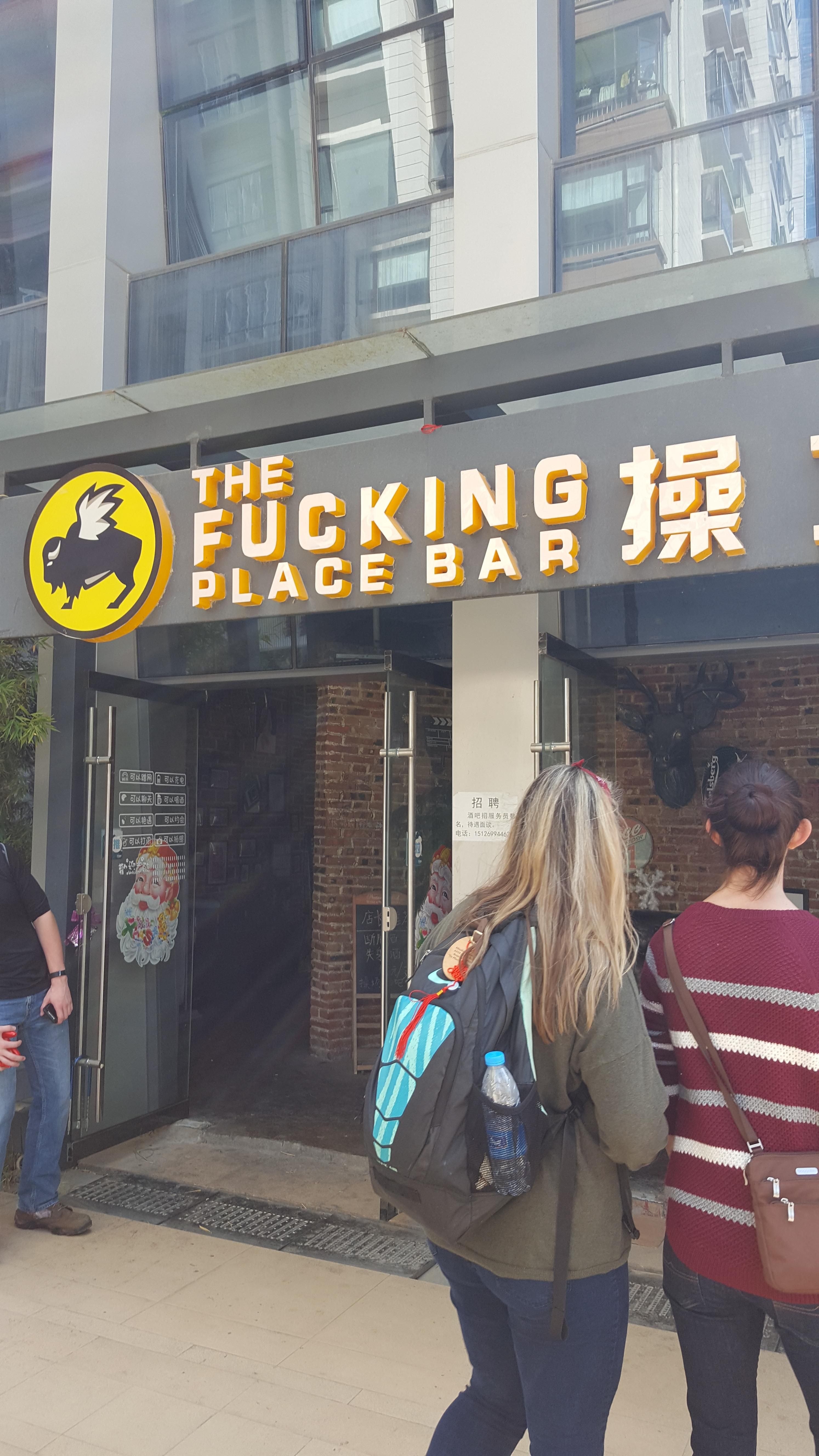 At first I thought it was a random buffalo wild wings in china.........i was mistaken.