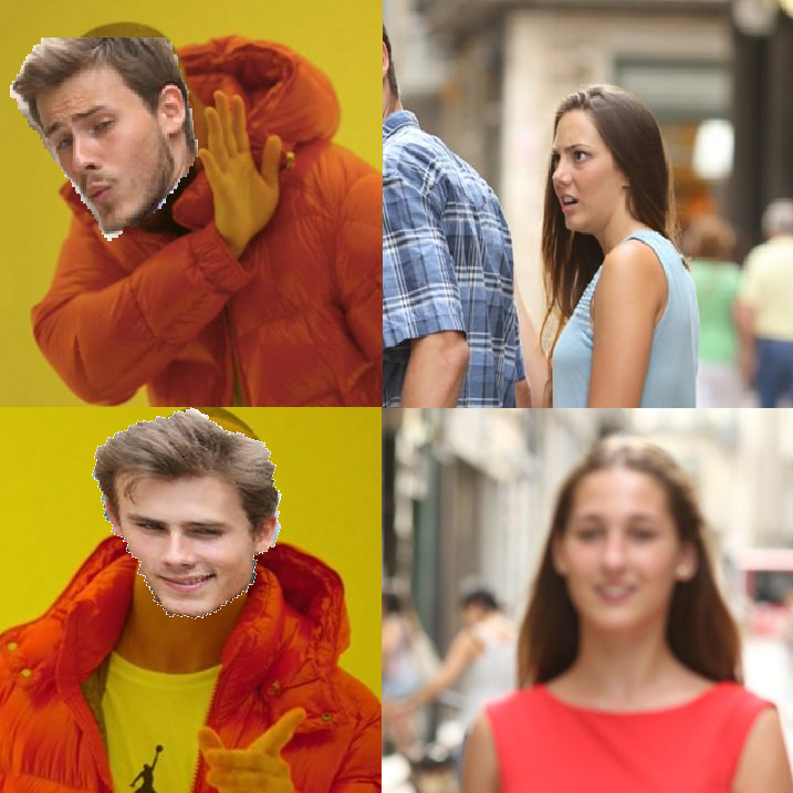 two dead memes make a fresh one amirite
