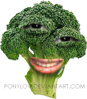 in mother russia... broccoli eats you