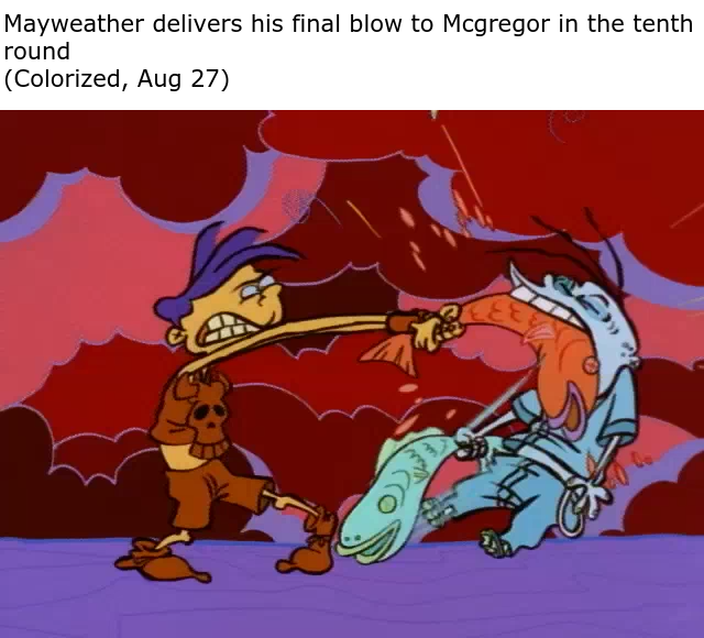 It was an awesome fight