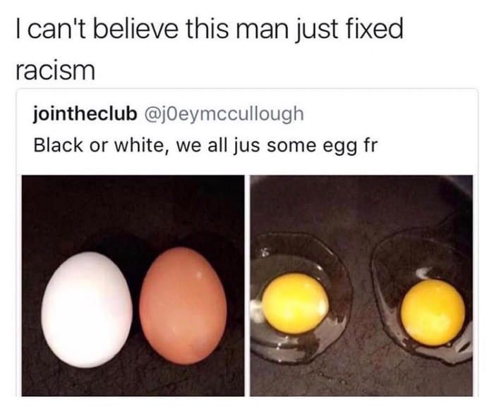 we all jus some egg nibba
