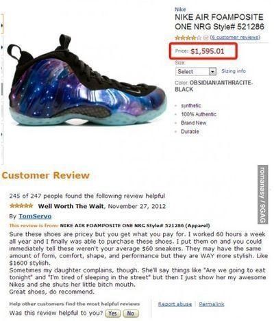 Probably the best shoe review ever