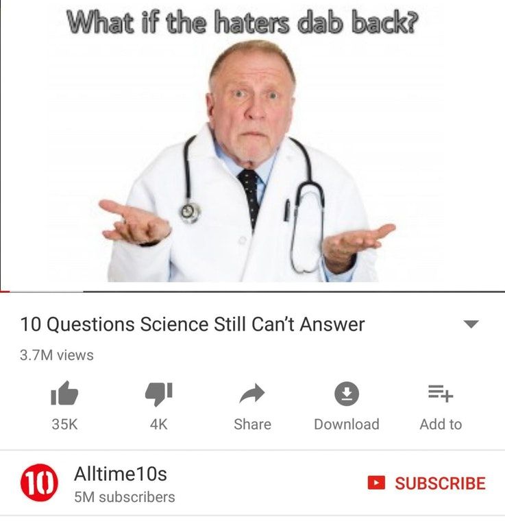science cant answer the phone too