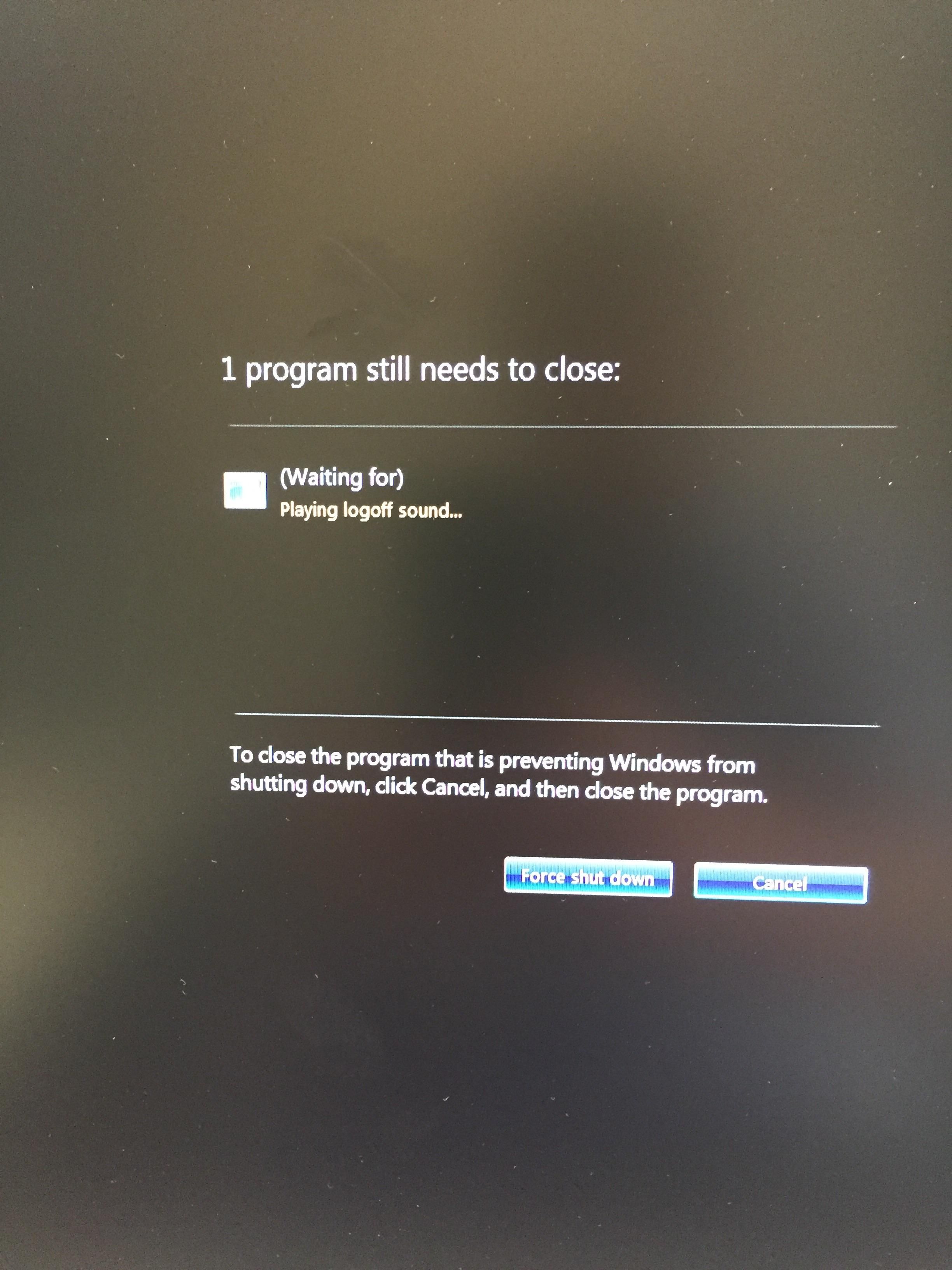 Seriously Windows, it's been like 5 minutes.