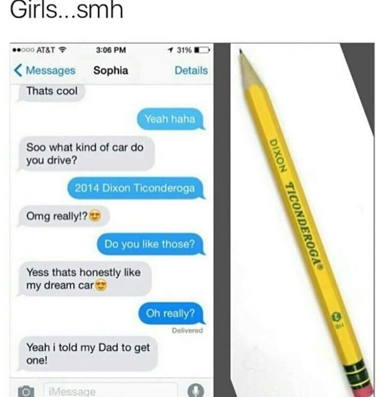 Its a pencil