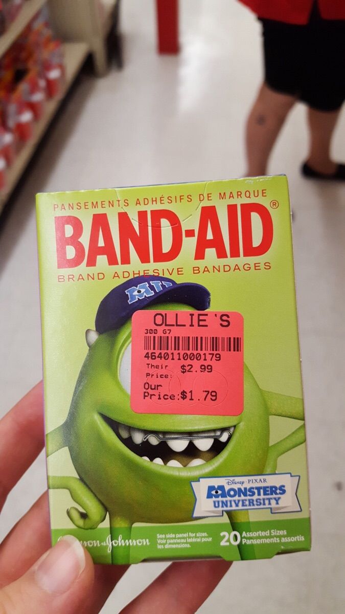 I can't believe it...I'm on a band aid box!