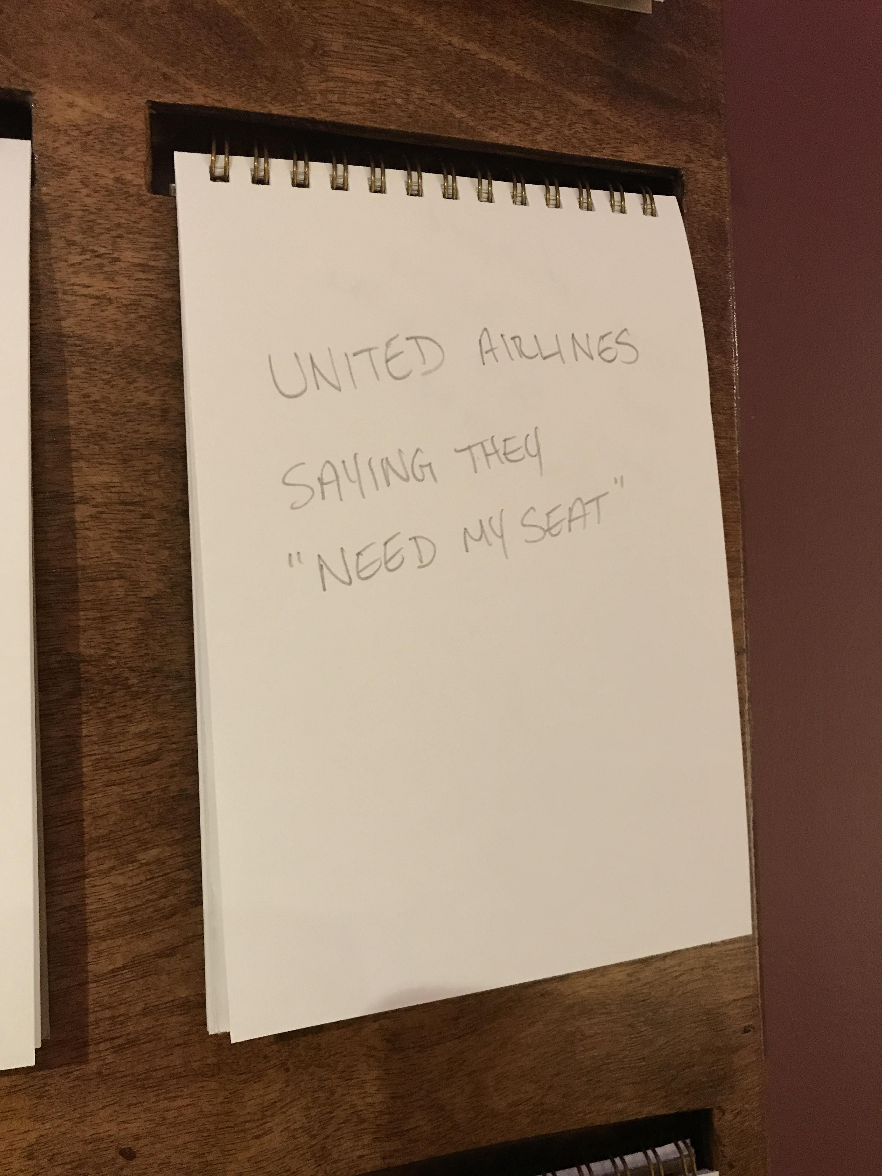 People were asked to write down their fear at a museum exhibit