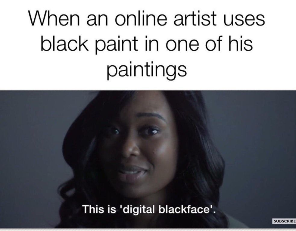 digital B L A C K F A C E