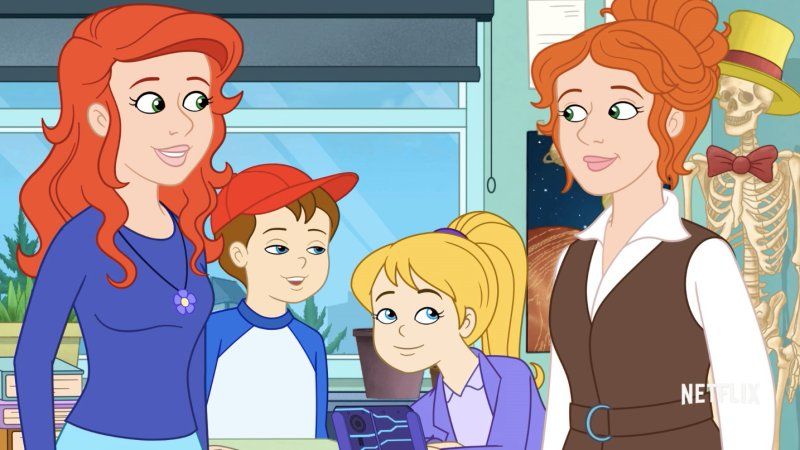 This new Magic School Bus Promo Image Makes it look like the little girl is giving the boy a handy.