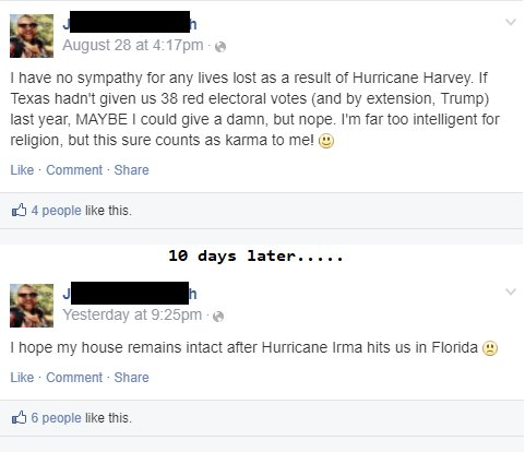 Hurricane Karma incoming