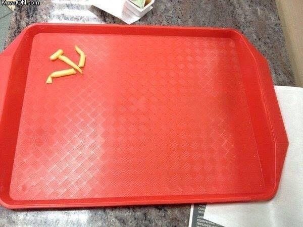 Rape picture of food in the USSR