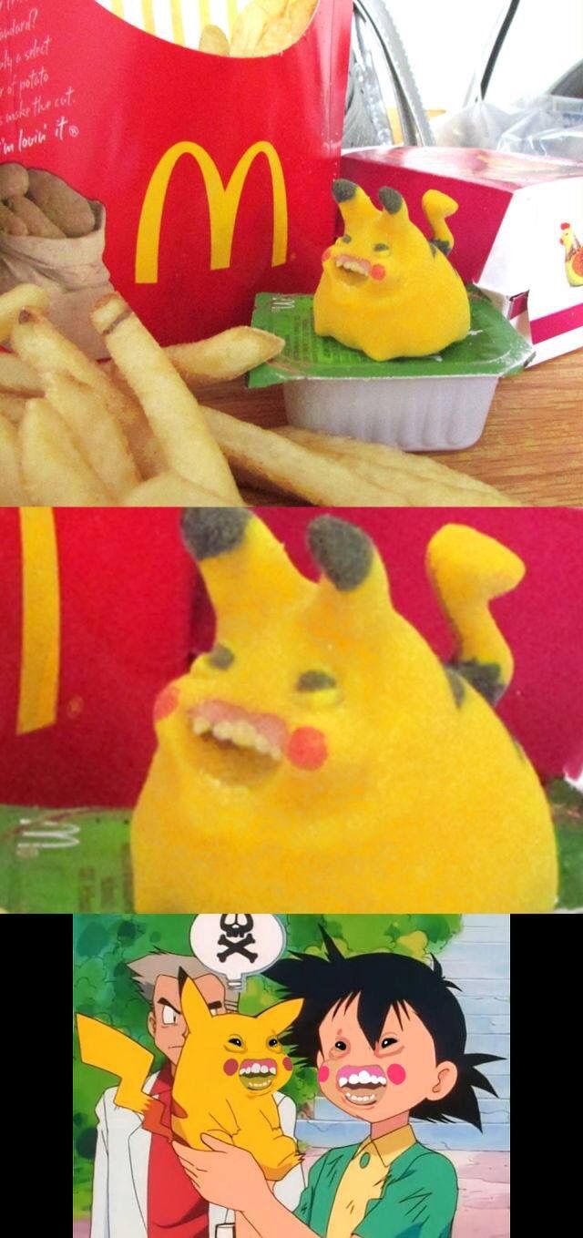 I quess Pikachu got a little frightening over the years
