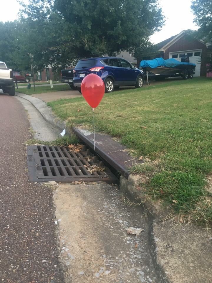 Neighbors went to see "It." It will be dark when they see this.