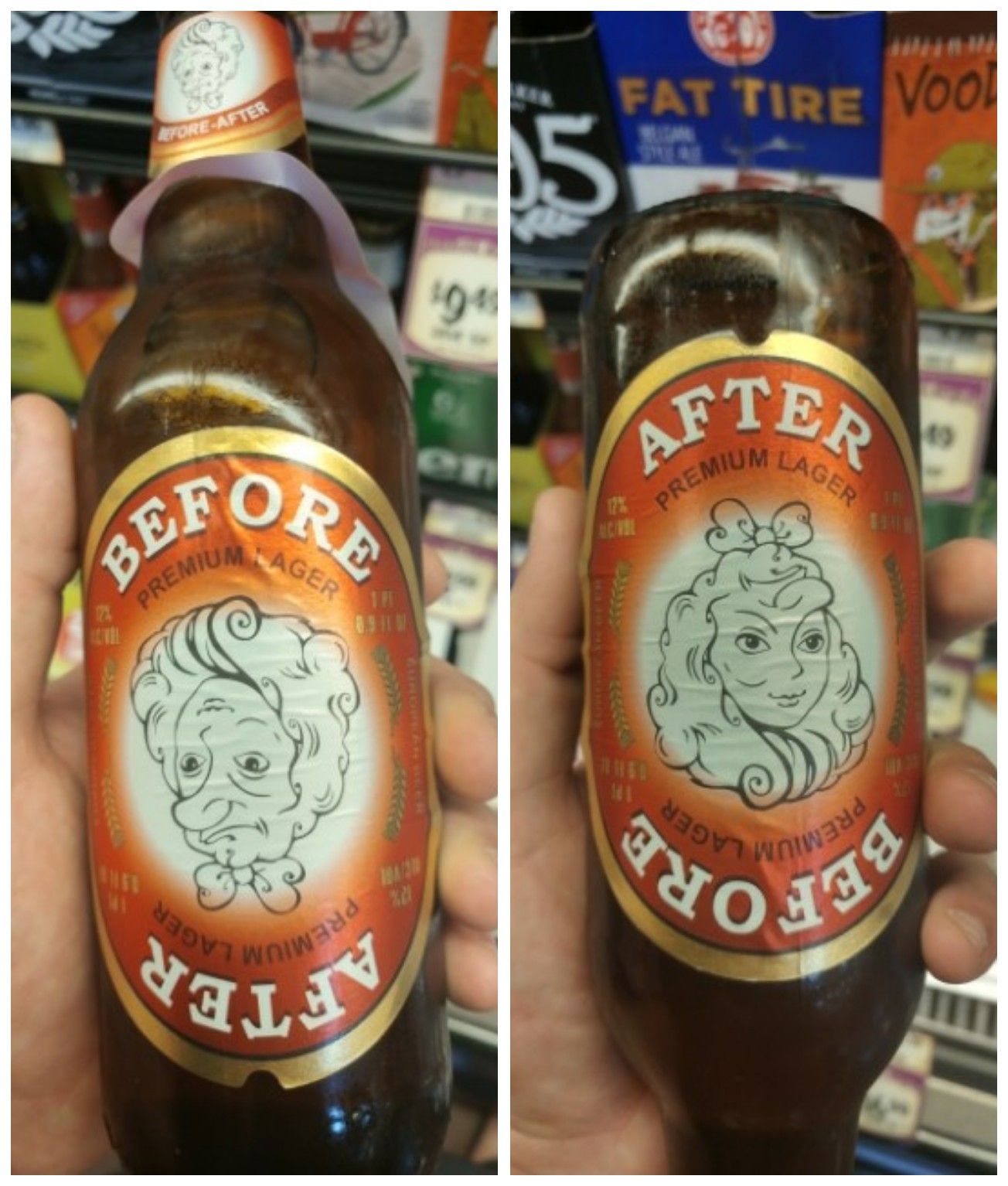 This beer has the best label I've ever seen.