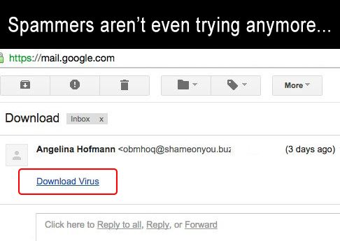 Spammers aren't even trying anymore...