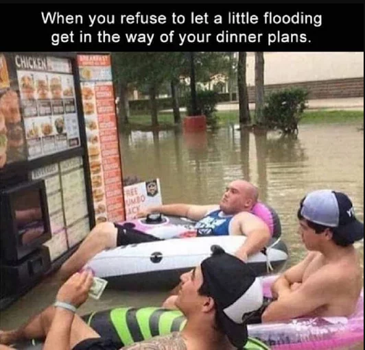 Little flooding dinner plans