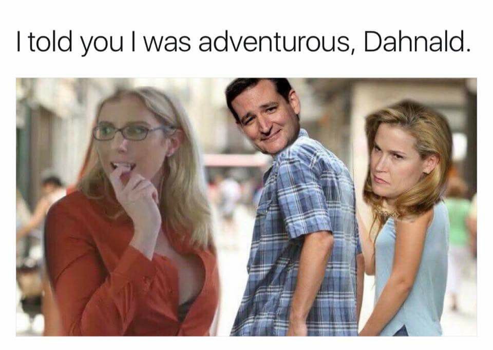 Naughty Ted being naughty