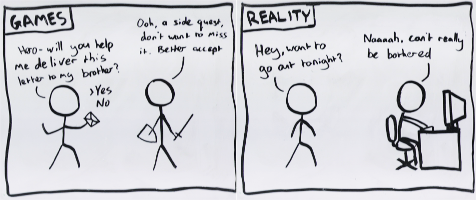 Games vs. Reality